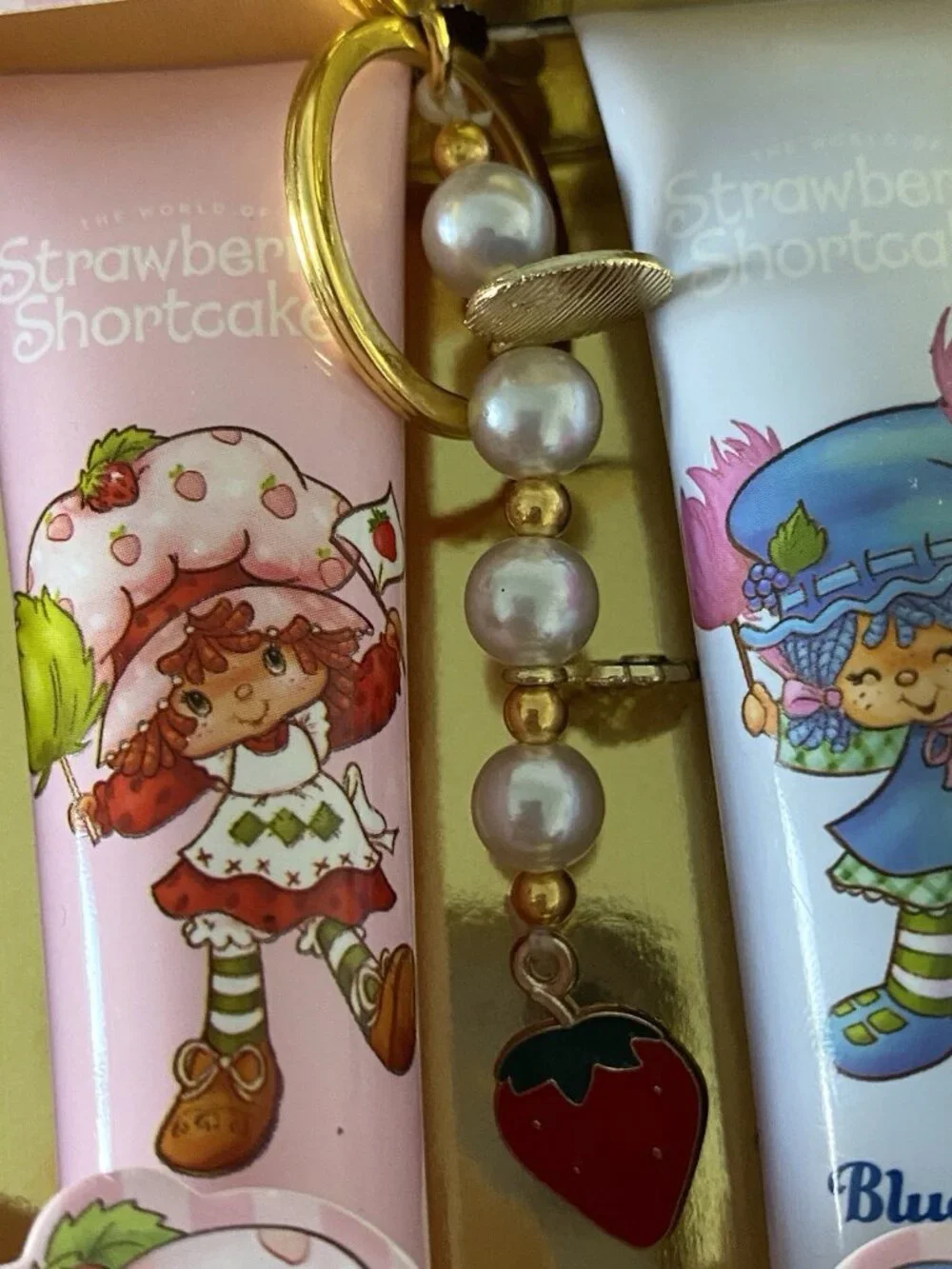 Set Of 3 Strawberry Shortcake Lip Treat Trio Lip Gloss Raspberry Blueberry NEW
